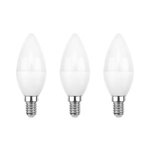 Лампа светодиодная Свеча CN 11,5Вт E14 1093Лм 6500K холодный свет (3шт/уп) REXANT